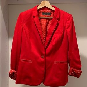 Red blazer